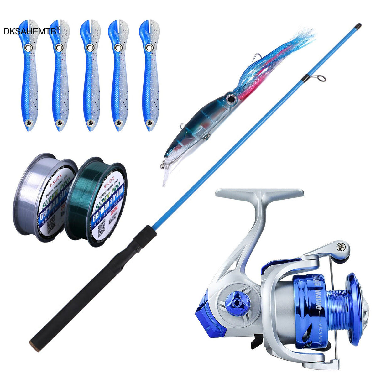 New Fishing Rod Full Kits With 1.8M Telescopic Sea And Spinning Reel B –  Fleming's Outdoors