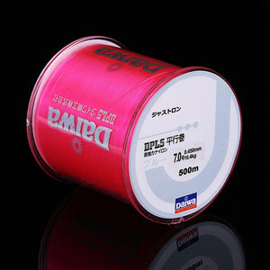 500m Daiwa Nylon Fishing Line Super Strong 2LB - 40LB 5 Colors Japan Monofilament Main Line Fishing Line Accessories