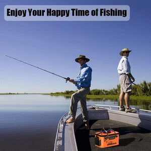 Fishing Bucket, Foldable Fish Bucket, Live Fish Container Multi-Functional Fish Live Lures Bucket Outdoor EVA Fishing Bag