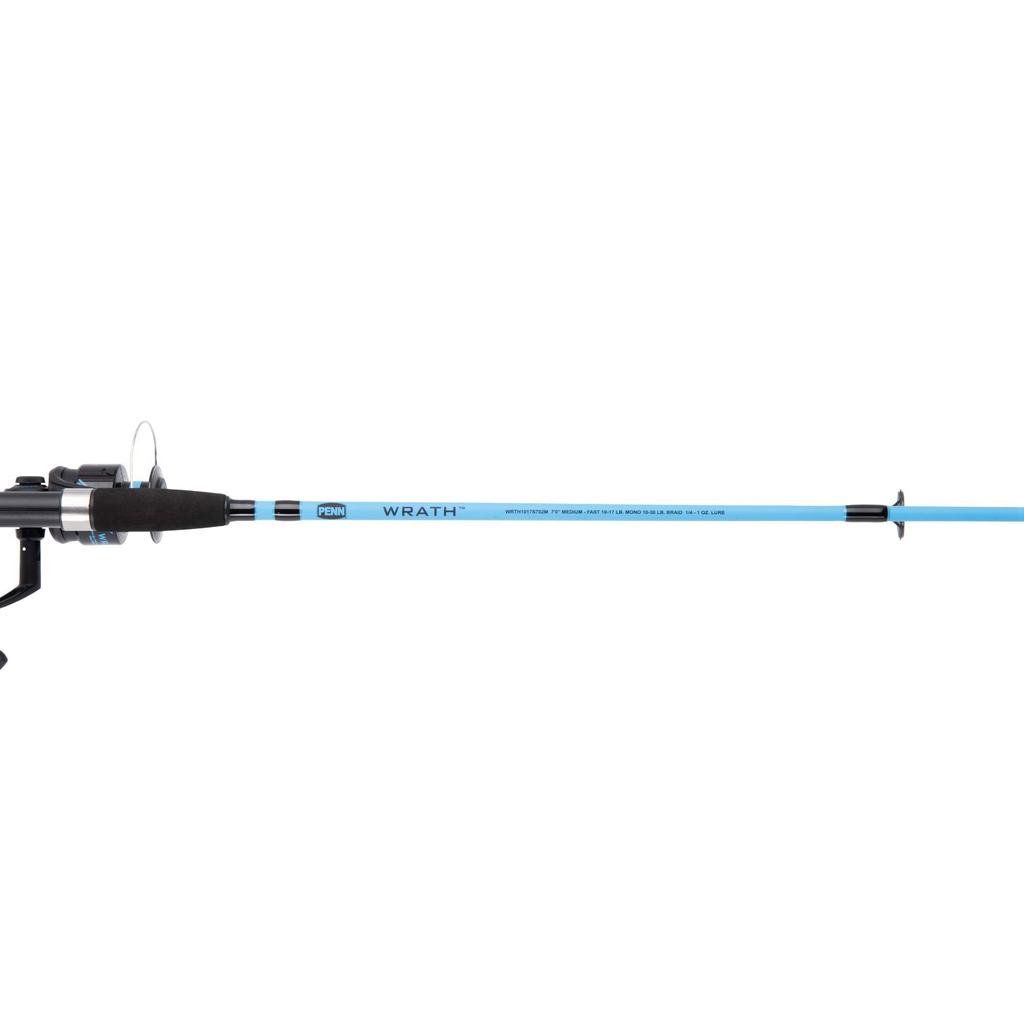 6’6” Wrath Fishing Rod and Reel Spinning Combo