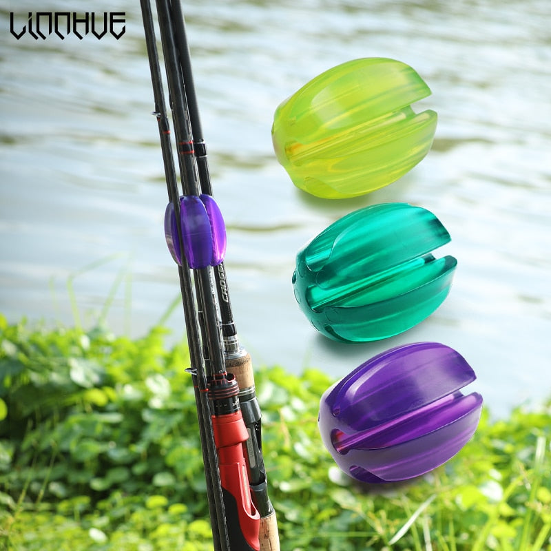 LINNHUE Fishing Rod Fixed Ball Rod Ball Mini Protection Anti-Collision Rod Retractor Fishing Rod Stopper  Fishing Accessories