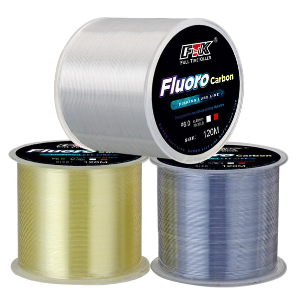 Fishing Line 120M Nylon Fishing Line 4.13LB-34.32LB Super Strong