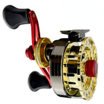 Lightweight Fly Fishing Reels Winter Fishing Rod 6+1BB All Metal Fishing Wheel Casting Tackle Pesca Max Drag 10KG Fish Line Reel