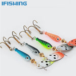 Rotating Metal Spinner Fishing Lure Hard Bait Artificial Bait Wobbler Fishing Carp Bass Pike Fishing Tackle Metal Bait Fake Bait