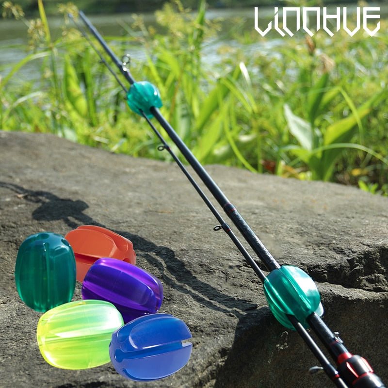 LINNHUE Fishing Rod Fixed Ball Rod Ball Mini Protection Anti-Collision Rod Retractor Fishing Rod Stopper  Fishing Accessories